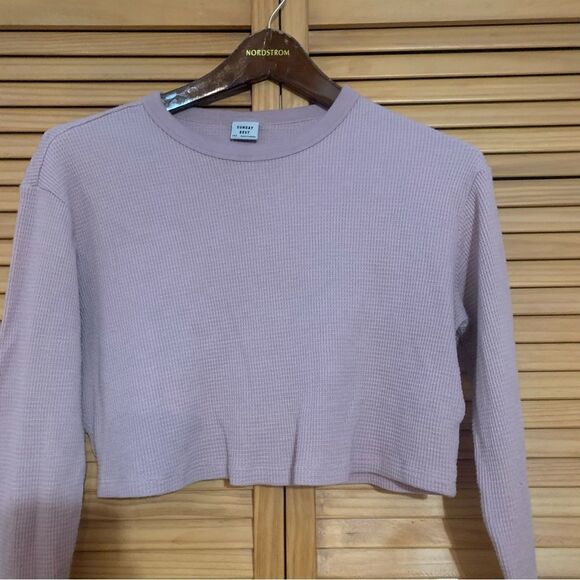 Sunday Best Thermal Crop Long sleeve XXS - Picture 3 of 6